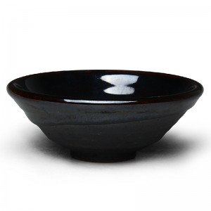 Black Glaze Pottery Tea Cup-Ink Jade