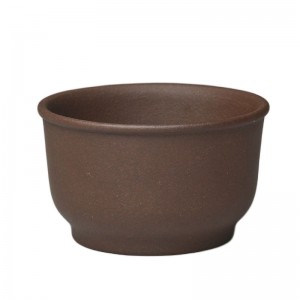 Zi Sha-Purple Clay Tea Cup-Single Line