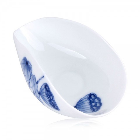 Blue and White Porcelain Tea Holder-Lotus Seedpod