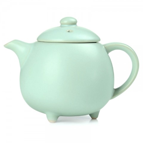 Ru Kiln Tea Pot-The Queen-Sky Cyan