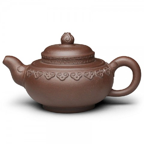 Zi Sha-Purple Clay Tea Pot-170ML-Cloud Pattern 