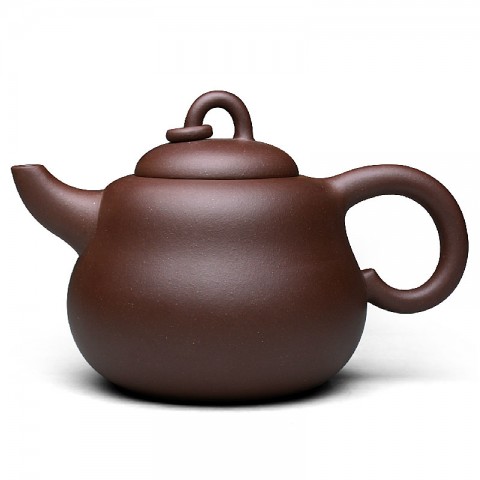 Zi Sha-Purple Clay Tea Pot-320ML-Bottle Gourd
