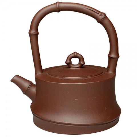 Zi Sha-Purple Clay Tea Pot-400ML-Bamboo Series-J