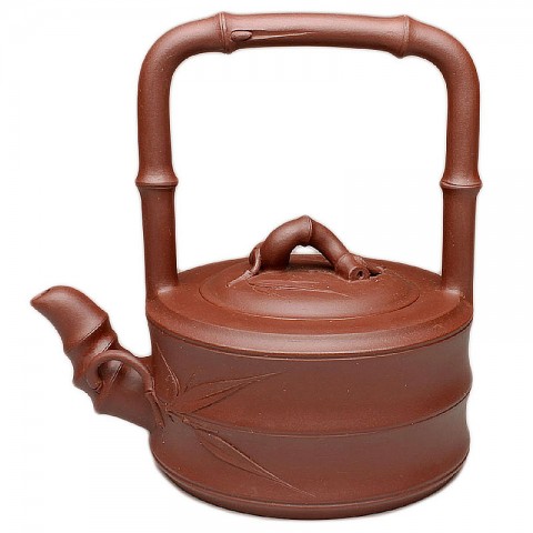 Zi Sha-Purple Clay Tea Pot-500ML-Bamboo Series-I