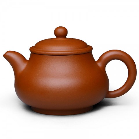 Zi Sha-Red Clay Tea Pot-150ML-Pan Pot-A
