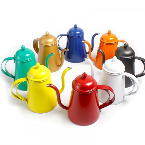 Colorful Painted Stainless Steel Coffee Pot-Through the Ages