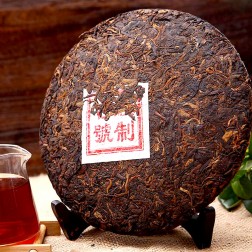 357g-Ripe/Cooked Pu-erh Tea Cake-JingMai Ancient Tea Trees