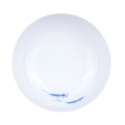 Blue and White Porcelain Cup-Fish in Lotus Pond