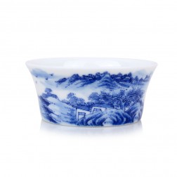 Blue and White Porcelain Cup-Gloaming