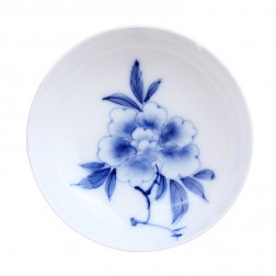 Blue and White Porcelain Cup-Peony