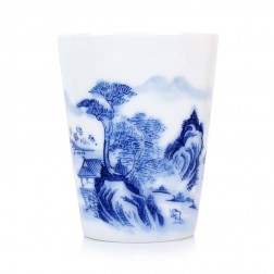 Blue and White Porcelain Cup-Tea-master's Footprint