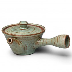 Jun Kiln Pottery Side Handle Pot-Tisane