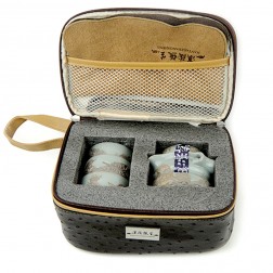 Mr.Zhang-Imperial Jade Glaze Pottery Portable Tea Set-Sea of Clouds