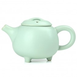 Ru Kiln Tea Pot-Peace-Sky Cyan