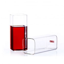 Straight Square Glass Cup-Iceman