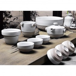 Ru Kiln Tea Set-Unearthed Miracle-White-11 Items/Set