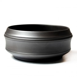 Zi Sha-Black Clay Water Bowl-Pitch-dark Bamboo