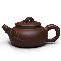 Zi Sha-Purple Clay Tea Pot-150ML-Bamboo Series-C