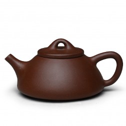 Zi Sha-Purple Clay Tea Pot-170ML-Stone Gourd Ladle-A