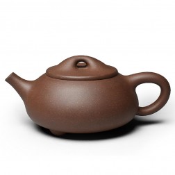 Zi Sha-Purple Clay Tea Pot-260ML-Stone Gourd Ladle-B