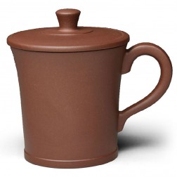 Zi Sha-Qing Shui(Pure) Clay Mug with Cover-Stone Bell