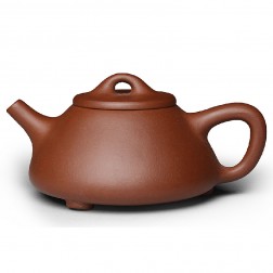 Zi Sha-Qing Shui(Pure) Clay Tea Pot-160ML-Stone Gourd Ladle-E