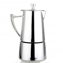 Stainless Steel 4-Cup Stovetop Espresso Maker-A