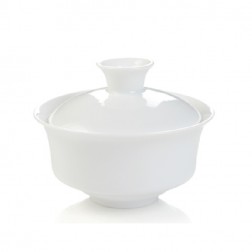 White Porcelain Gaiwan-Taster