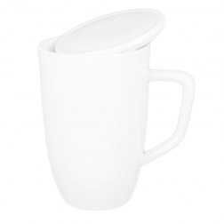 Customizable White Porcelain Mug-E