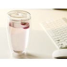 Double-wall Glass Cup with Lid-The Horadric Cube