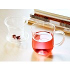 Glass Cup with Strainer-Memories