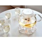 Glass Tea Pot with Strainer-Ramble-800ml