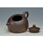 Zi Sha-Purple Clay Tea Pot-260ML-Mixing Clay Decoration-Twilight Glow