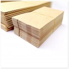 Brown Kraft Paper with Aluminium Foil Lamination Stand Up Pouch/Bag Various Sizes