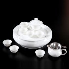Customizable White Porcelain Gongfu Tea Set-A