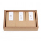 Kraft Paper Folding Drawer Gift Box Set with 3 Inner Boxes