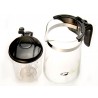 Piao Yi Clear Glass Tea Maker with Infuser-Easy Press