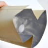 Brown Kraft Paper with Aluminium Foil Lamination Stand-up Pouch/Bag with One-way Degassing Valve and Tin-Tie