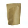 Brown Kraft Paper with Aluminium Foil Lamination Stand-up Zipper Pouch/Bag with One-way Degassing Valve