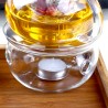 Glass Teapot Warmer-Candle Holder-Drum