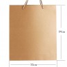 Thick Brown Kraft Paper Folding Gift Pouch/Bag